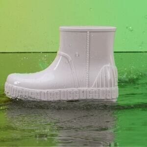 UGG Drizlita White Rain Kids Boots Size 10M